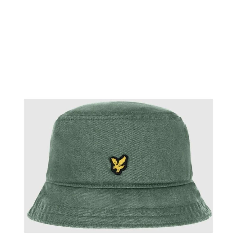 Lyle & Scott Cotton Bucket Hat Men green Hats & Caps